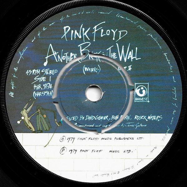 Cover Pink Floyd - Another Brick In The Wall (Part II) (7, Single, Pus) Schallplatten Ankauf