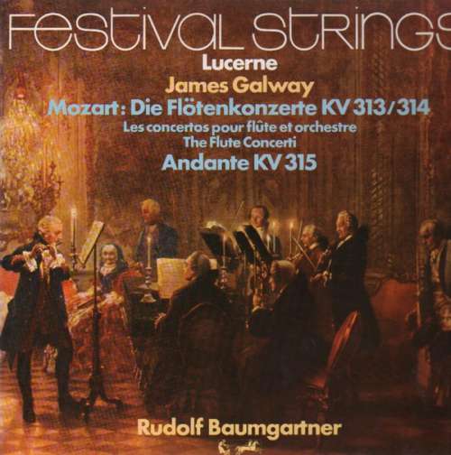 Bild Mozart* - James Galway, Lucerne Festival Strings*, Rudolf Baumgartner - Die Flôtenkonzerte Kv 313/314 + Andante, Kv 315  (LP) Schallplatten Ankauf