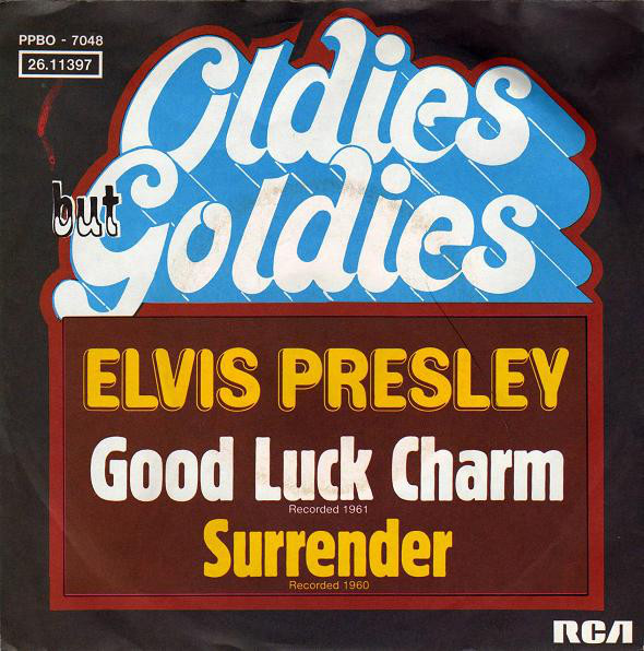 Cover Elvis Presley - Good Luck Charm / Surrender (7, Single) Schallplatten Ankauf