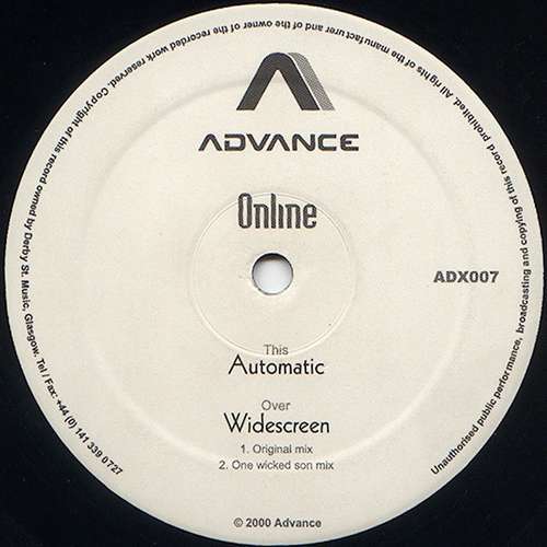 Cover Online (2) - Widescreen / Automatic (12) Schallplatten Ankauf
