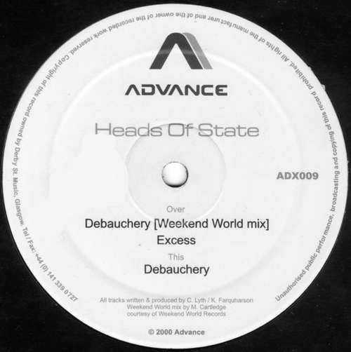 Cover Heads Of State - Debauchery (12) Schallplatten Ankauf
