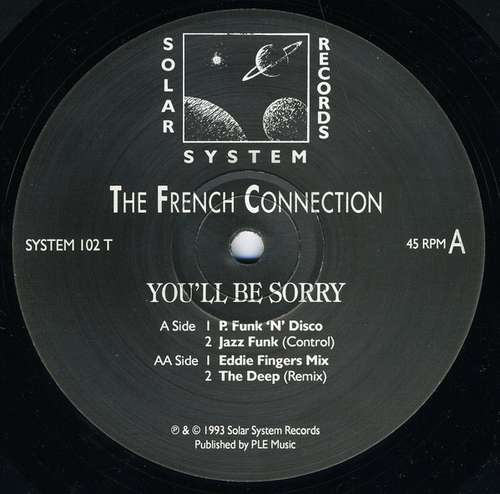 Cover The French Connection (5) - You'll Be Sorry (12, EP) Schallplatten Ankauf