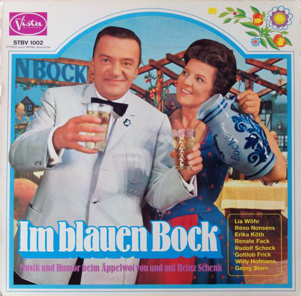 Cover Various - Im Blauen Bock - Musik Und Humor Beim Äppelwoi Von Und Mit Heinz Schenk (LP) Schallplatten Ankauf