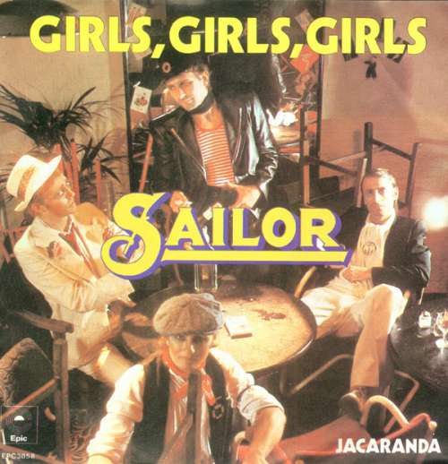 Cover Sailor - Girls, Girls, Girls (7, Single, RE, Ora) Schallplatten Ankauf