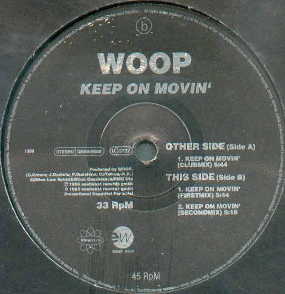 Bild Woop - Keep On Movin' (12, Promo) Schallplatten Ankauf