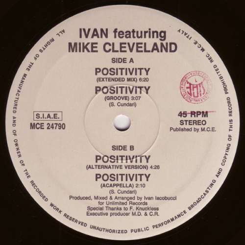 Cover Ivan* Featuring Mike Cleveland - Positivity (12) Schallplatten Ankauf