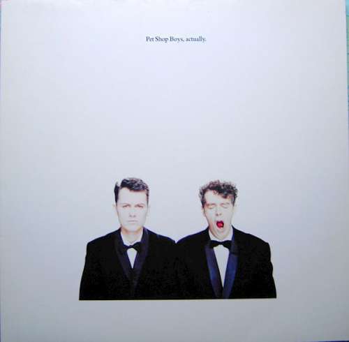 Cover Pet Shop Boys - Actually (LP, Album, DMM) Schallplatten Ankauf