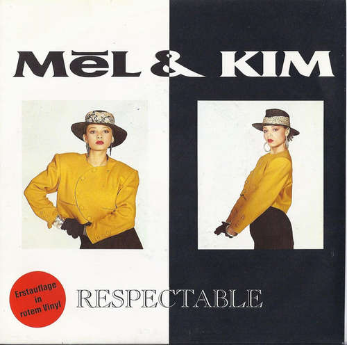 Cover Mel & Kim - Respectable (7, Single, Red) Schallplatten Ankauf