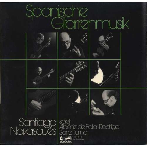 Cover Santiago Navascués - Spanische Gitarrenmusik (LP, Album, Club, Gat) Schallplatten Ankauf