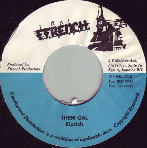 Cover Kiprich - Them Gal (7) Schallplatten Ankauf
