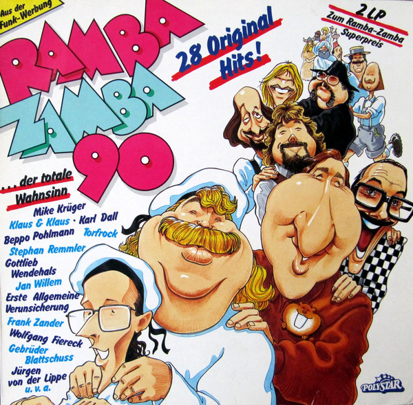 Cover Various - Ramba Zamba '90 - Der Totale Wahnwitz (2xLP, Album, Comp) Schallplatten Ankauf
