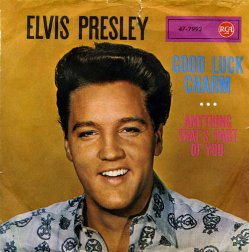 Cover Elvis Presley With The Jordanaires - Good Luck Charm (7, Single, RE) Schallplatten Ankauf