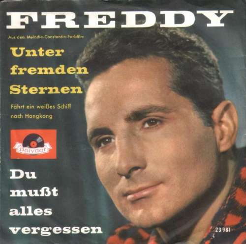 Cover Unter Fremden Sternen / Du Musst Alles Vergessen Schallplatten Ankauf