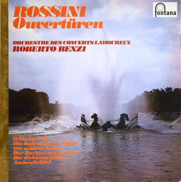 Cover Roberto Benzi, Orchestre Des Concerts Lamoureux, Rossini* - Ouvertüren (LP, RE) Schallplatten Ankauf