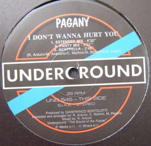 Cover Pagany - I Don't Wanna Hurt You (12) Schallplatten Ankauf