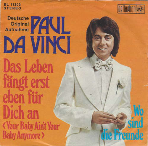 Cover Paul Da Vinci - Das Leben Fängt Erst Eben Für Dich An (7, Single) Schallplatten Ankauf