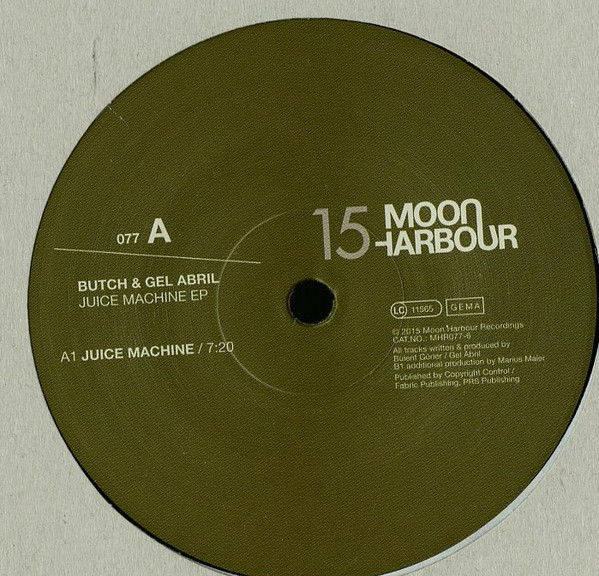 Cover Butch & Gel Abril - Juice Machine EP (12, EP) Schallplatten Ankauf