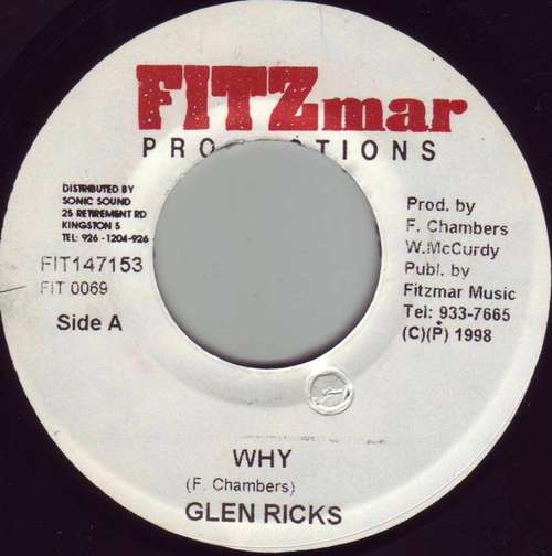 Cover Glen Ricks - Why (7, Single) Schallplatten Ankauf