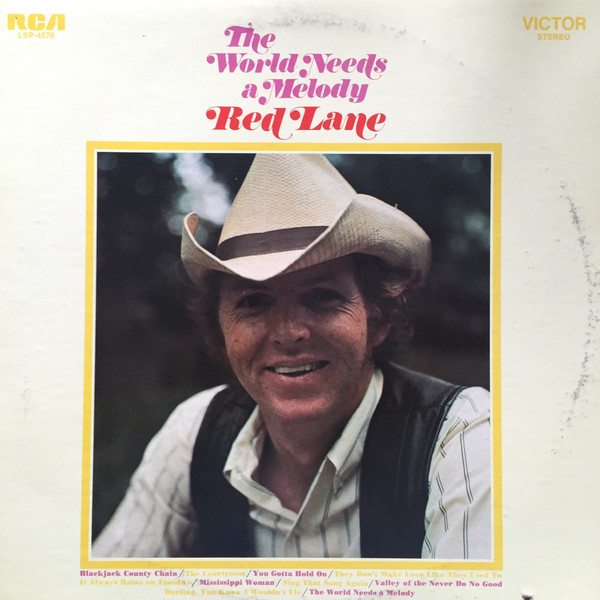 Cover Red Lane - The World Needs a Melody (LP, Album) Schallplatten Ankauf