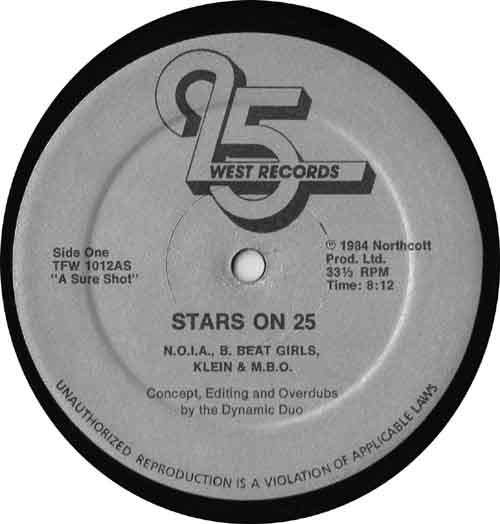 Cover Various - Stars On 25 (12, Mixed) Schallplatten Ankauf