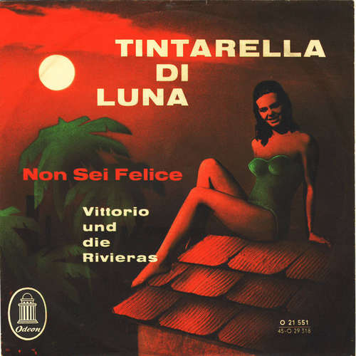 Cover Vittorio* Und Die Rivieras - Tintarella Di Luna (7, Single, Mono) Schallplatten Ankauf