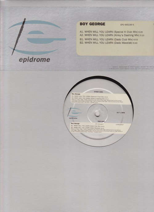 Cover Boy George - When Will You Learn (12) Schallplatten Ankauf