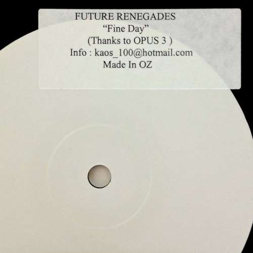 Cover Future Renegades - Fine Day (12, S/Sided, W/Lbl, Sti) Schallplatten Ankauf