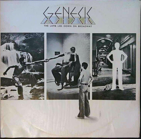 Cover Genesis - The Lamb Lies Down On Broadway (2xLP, Album, RP, Gat) Schallplatten Ankauf