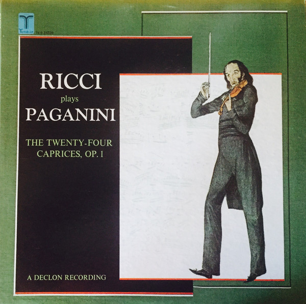 Cover Paganini*, Ruggiero Ricci - Ricci Plays Paganini: The Twenty-Four Caprices, Op. 1 (LP, Album) Schallplatten Ankauf