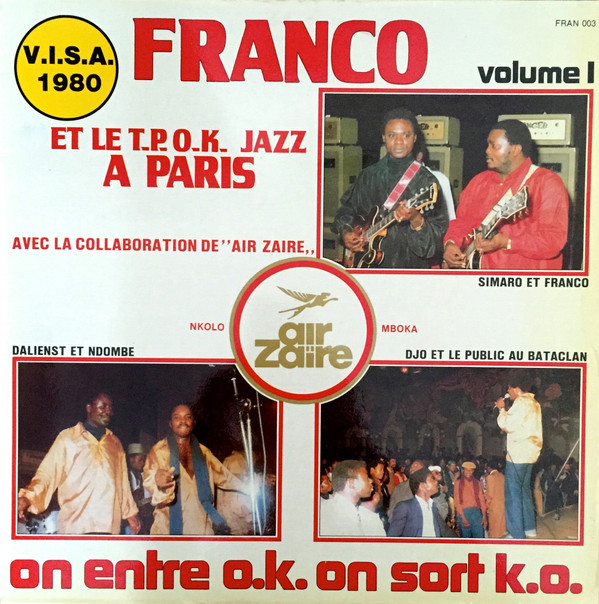 Cover Franco et le T.P.O.K. Jazz* - A Paris vol. 1 (LP) Schallplatten Ankauf