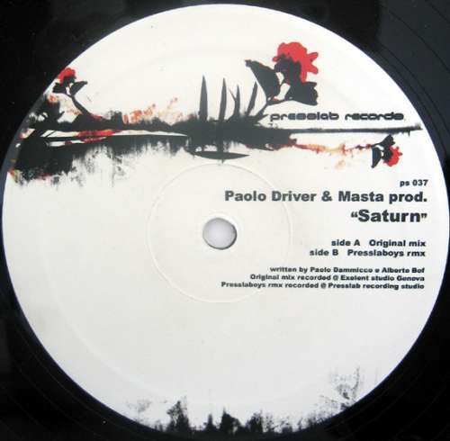 Cover Paolo Driver & Masta Prod. - Saturn (12) Schallplatten Ankauf