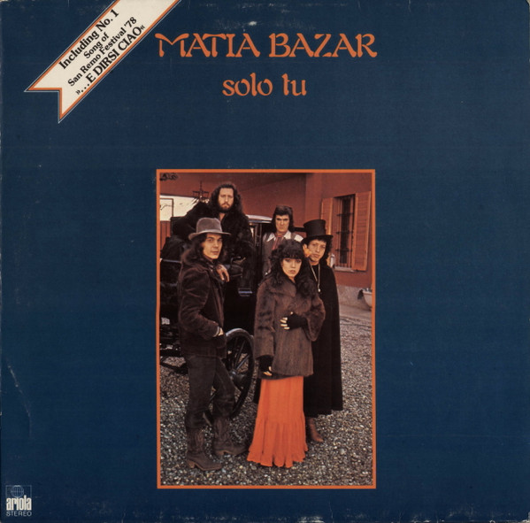 Cover Matia Bazar - Solo Tu (LP, Comp) Schallplatten Ankauf