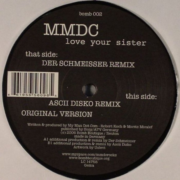 Bild MMDC* - Love Your Sister (12) Schallplatten Ankauf