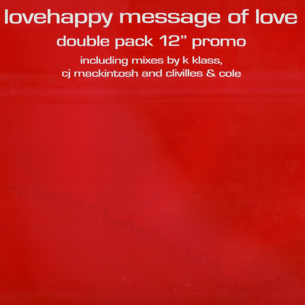 Bild Lovehappy* - Message Of Love (2x12, Promo) Schallplatten Ankauf