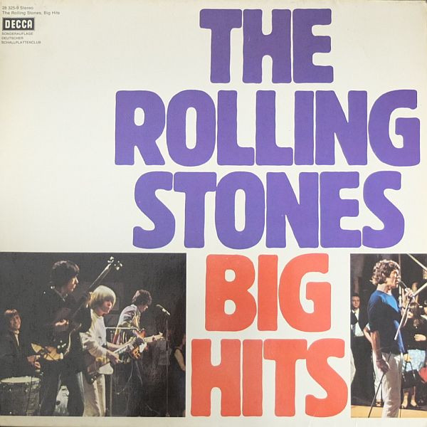 Cover The Rolling Stones - Big Hits (LP, Comp, Club, RE) Schallplatten Ankauf