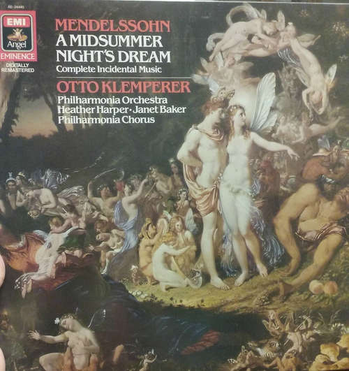 Cover Mendelssohn* - Heather Harper, Janet Baker, Philharmonia Orchestra, Otto Klemperer - A Midsummer Night's Dream - Complete Incidental Music (LP, RM) Schallplatten Ankauf