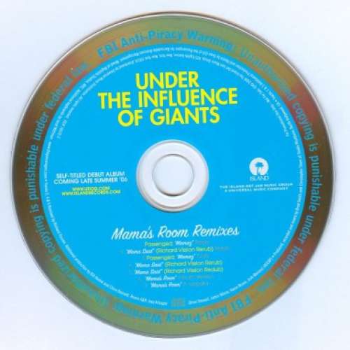 Bild Under The Influence Of Giants - Mama's Room (Remixes) (CD, Maxi, Promo) Schallplatten Ankauf