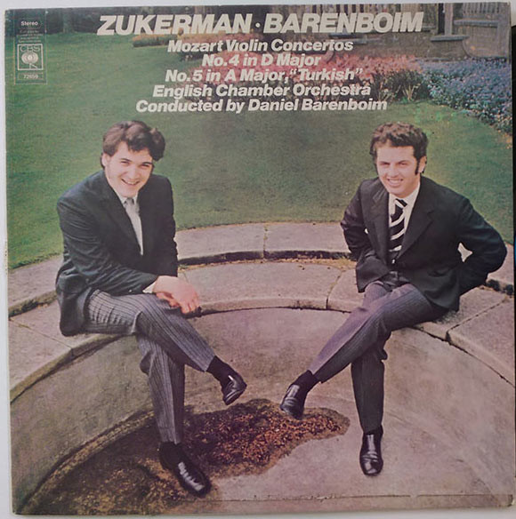 Cover Pinchas Zukerman - Daniel Barenboim - Zukerman Barenboim Mozart Violin Concertos (LP, Album) Schallplatten Ankauf