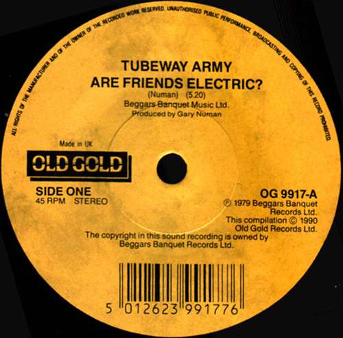 Cover Tubeway Army / Gary Numan - Are Friends Electric? / I Die You Die (7, Single) Schallplatten Ankauf