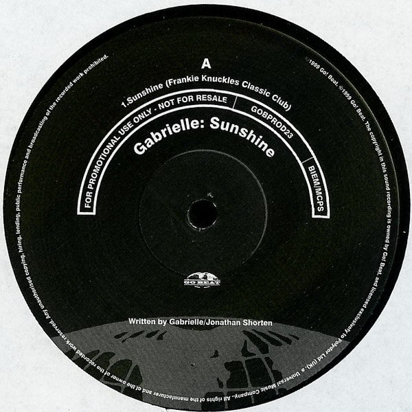 Bild Gabrielle - Sunshine (2x12, Promo) Schallplatten Ankauf