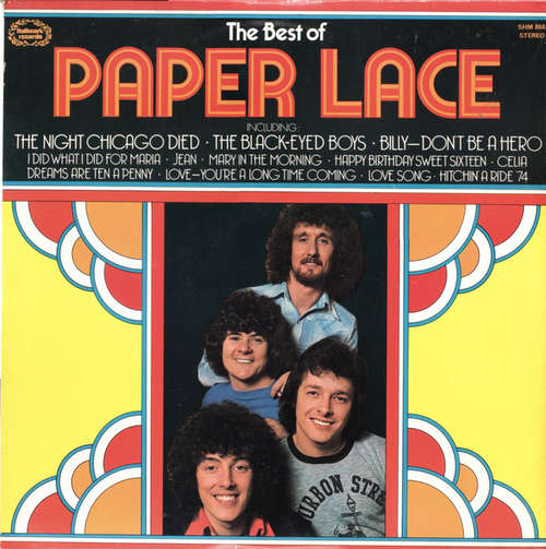 Cover Paper Lace - The Best Of Paper Lace (LP, Comp, Blu) Schallplatten Ankauf