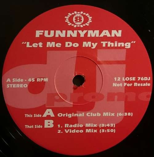 Cover Funnyman - Let Me Do My Thing (12, Promo) Schallplatten Ankauf