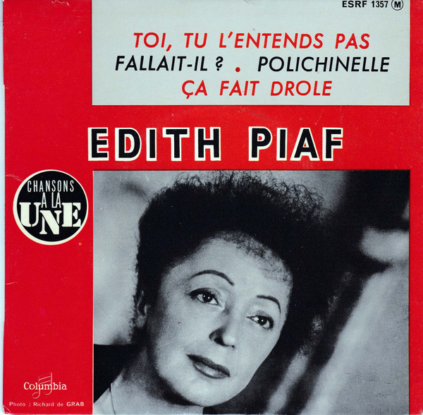 Cover Edith Piaf - Toi, Tu L'Entends Pas (7, EP) Schallplatten Ankauf