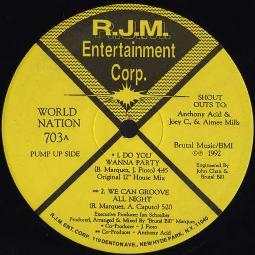 Cover World Nation - Do You Wanna Party (12) Schallplatten Ankauf