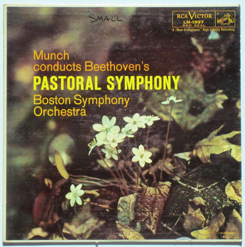 Cover Munch* Conducts Beethoven*, Boston Symphony Orchestra - Pastoral Symphony (LP) Schallplatten Ankauf