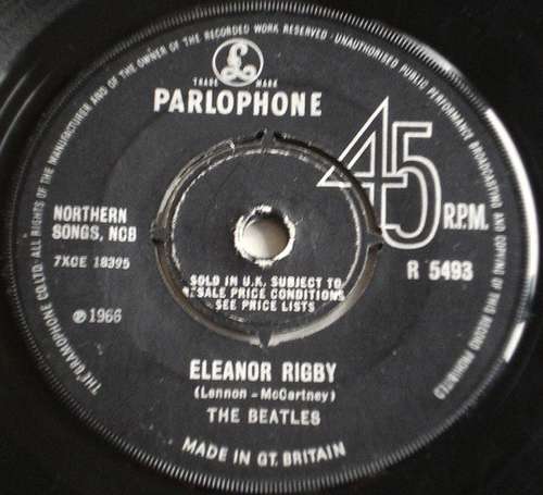 Cover The Beatles - Eleanor Rigby / Yellow Submarine (7, Single) Schallplatten Ankauf