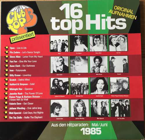 Cover Various - 16 Top Hits - Aus Den Hitparaden Mai / Juni 1985 (LP, Comp, Club) Schallplatten Ankauf