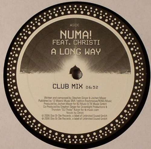Cover Numa! Feat. Christi - A Long Way (12) Schallplatten Ankauf