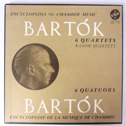 Cover Béla Bartók - 6 Quartets (3xLP, Mono + Box) Schallplatten Ankauf
