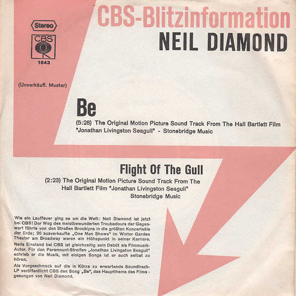 Cover Neil Diamond - Be (7, Single, Promo) Schallplatten Ankauf